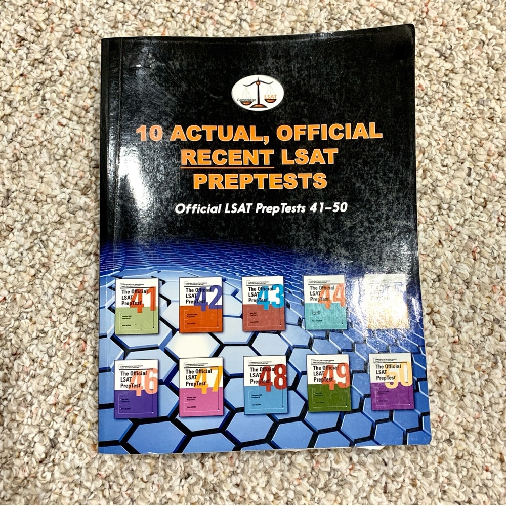 10 Actual, Official Recent LSAT PrepTests Book